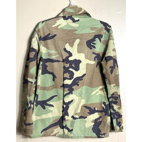 US Military BDU Uniform Coat Woodland Combat Camo 50/50 Army Surplus Mens S-Reg - Picture 2 of 11